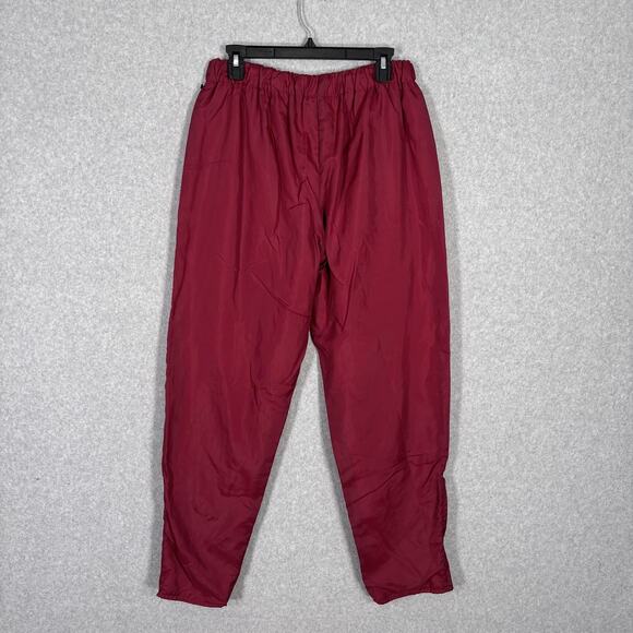 VINTAGE 90s Track Pants Mens Large Maroon Gold 23 UMD U of M Fleece Lined USA - Picture 10 of 12
